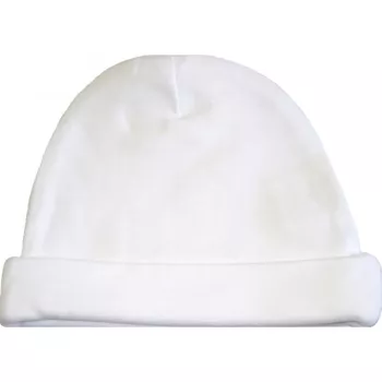 Bonnet blanc coton bio bébé Peau Éthique