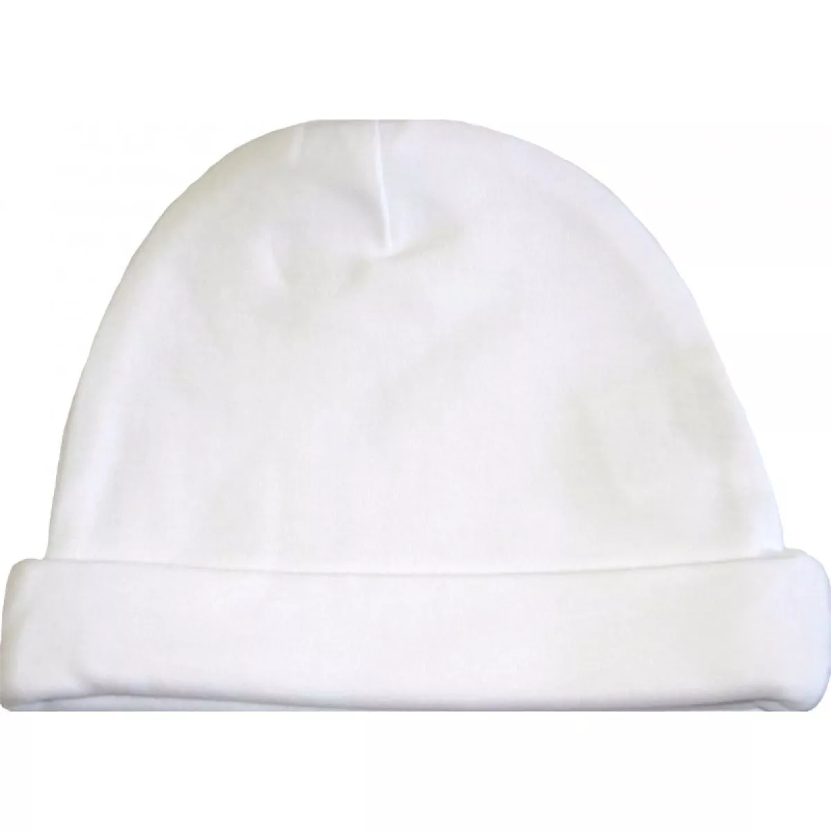 Bonnet blanc coton bio bébé Peau Éthique