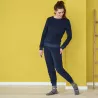 Pyjama femme coton bio en éponge