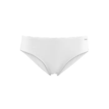 Slip blanc coton bio avec dentelles 