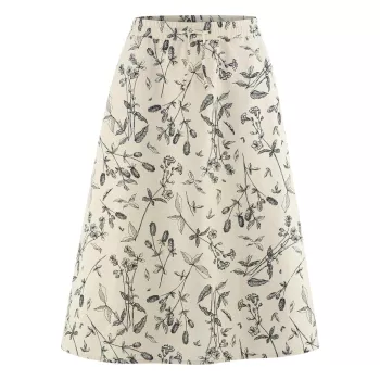 Jupe en lin imprimé fleurs sauvages