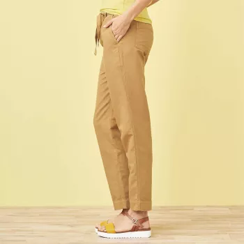 Pantalon écologique lin et coton bio