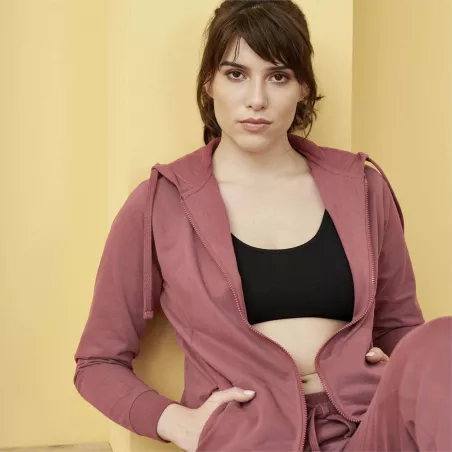 Veste zippée femme, sweat à capuche femme Living Crafts