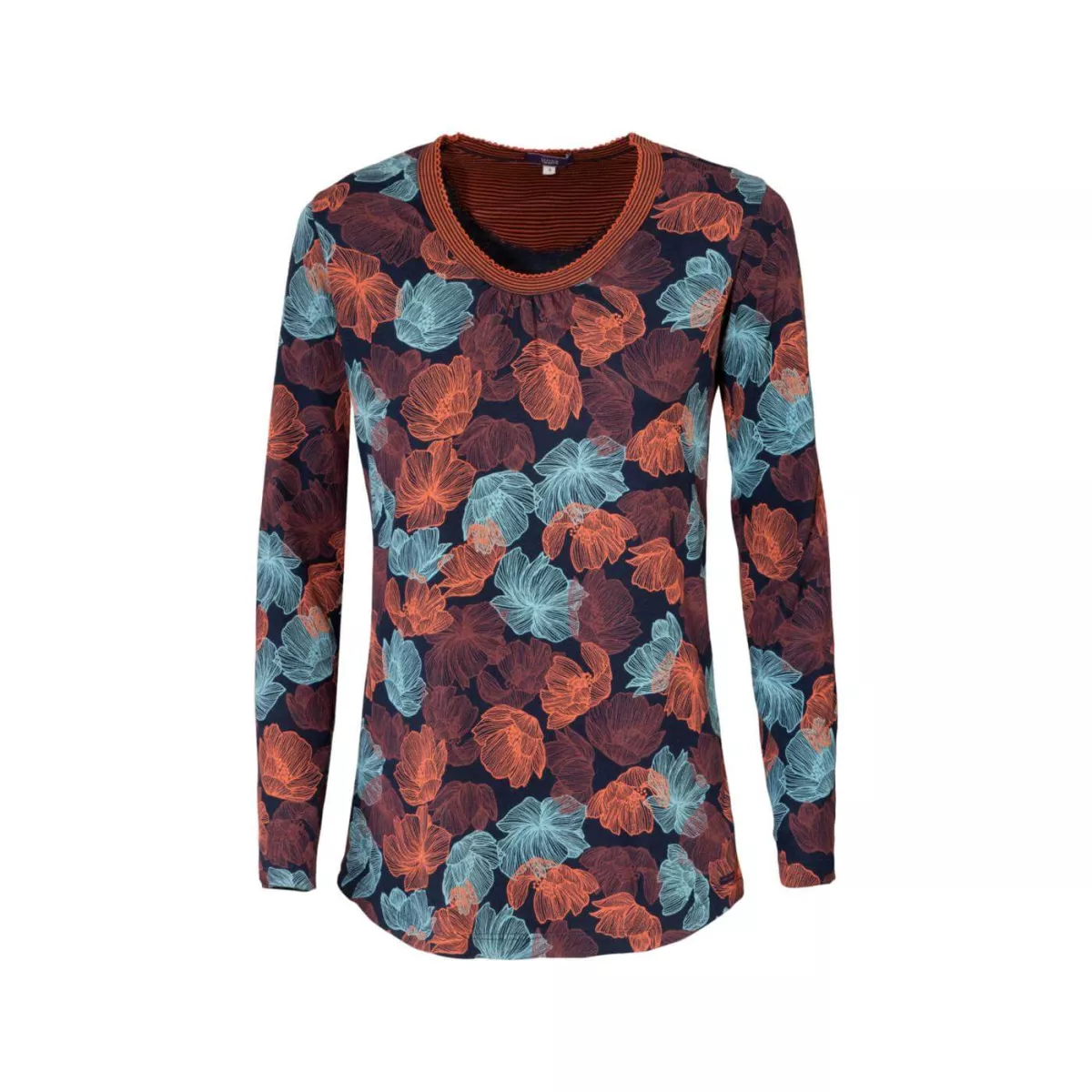 haut de pyjama coton bio avec imprimé de la marque Living Crafts