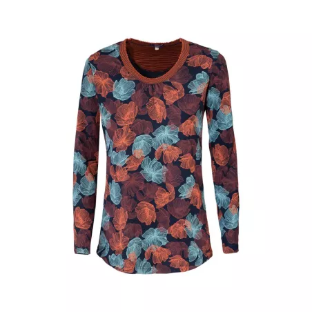 haut de pyjama coton bio avec imprimé de la marque Living Crafts