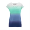 Tee shirt dégradé bleu 