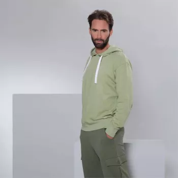 Veste à capuche 100% coton bio Living Crafts