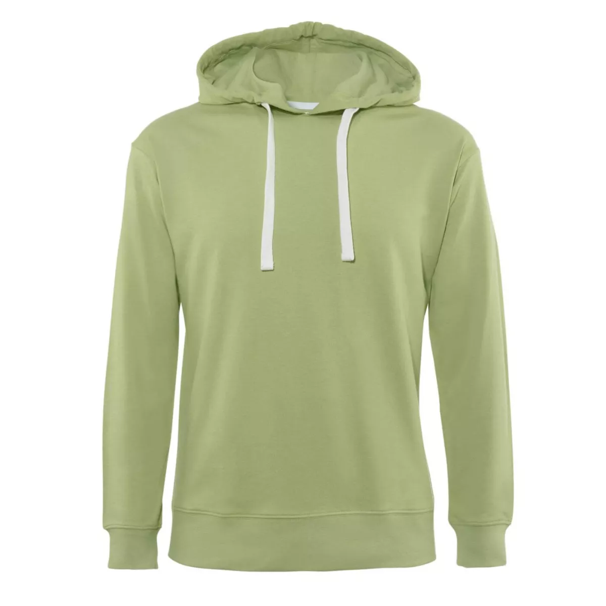 Veste à capuche 100% coton bio vert pistache