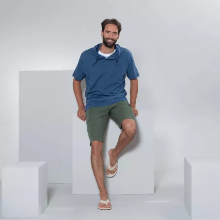 Tee-shirt homme capuche