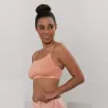 Bustier uni rose coton bio de la marque Living Crafts