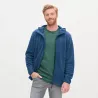 Veste polaire bleue 100% coton bio Living Crafts