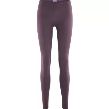 Leggings couleur prune éco-responsables en coton bio