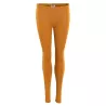 Leggings couleur ocre éco-responsables en coton bio
