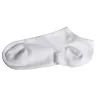 Lot de 2 paires de socquettes ajustées en coton - blanc