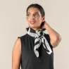 Foulard minimaliste en coton bio
