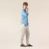Chemise classique en lin et coton bio