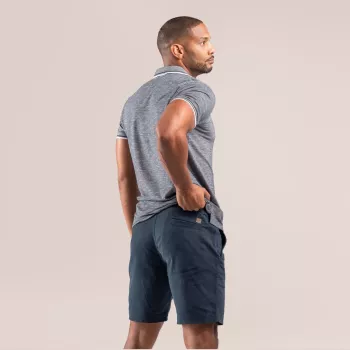 Bermuda bleu marine en coton organique