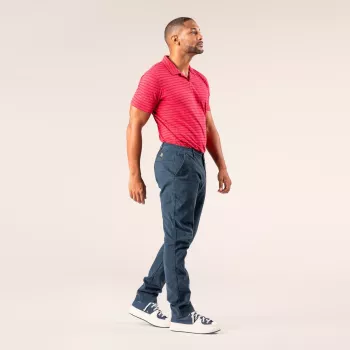 Pantalon en coton bio, bleu marine