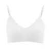 Bustier en coton bio, blanc, CAMILLA