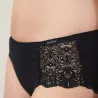 Shorty en coton bio, noir