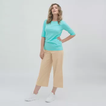 T-shirt "CHLOPEA" manches 3/4, 100% coton bio