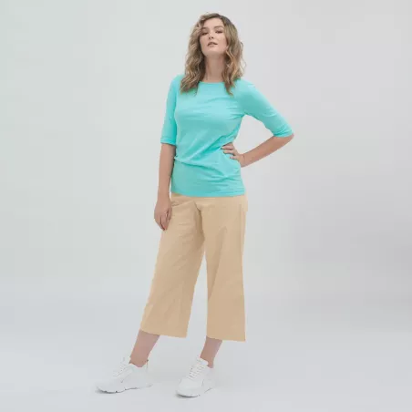 T-shirt "CHLOPEA" manches 3/4, 100% coton bio