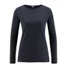Haut manches longues en coton bio, bleu nuit, HILLA