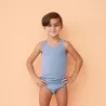 Débardeur en coton bio, bleu