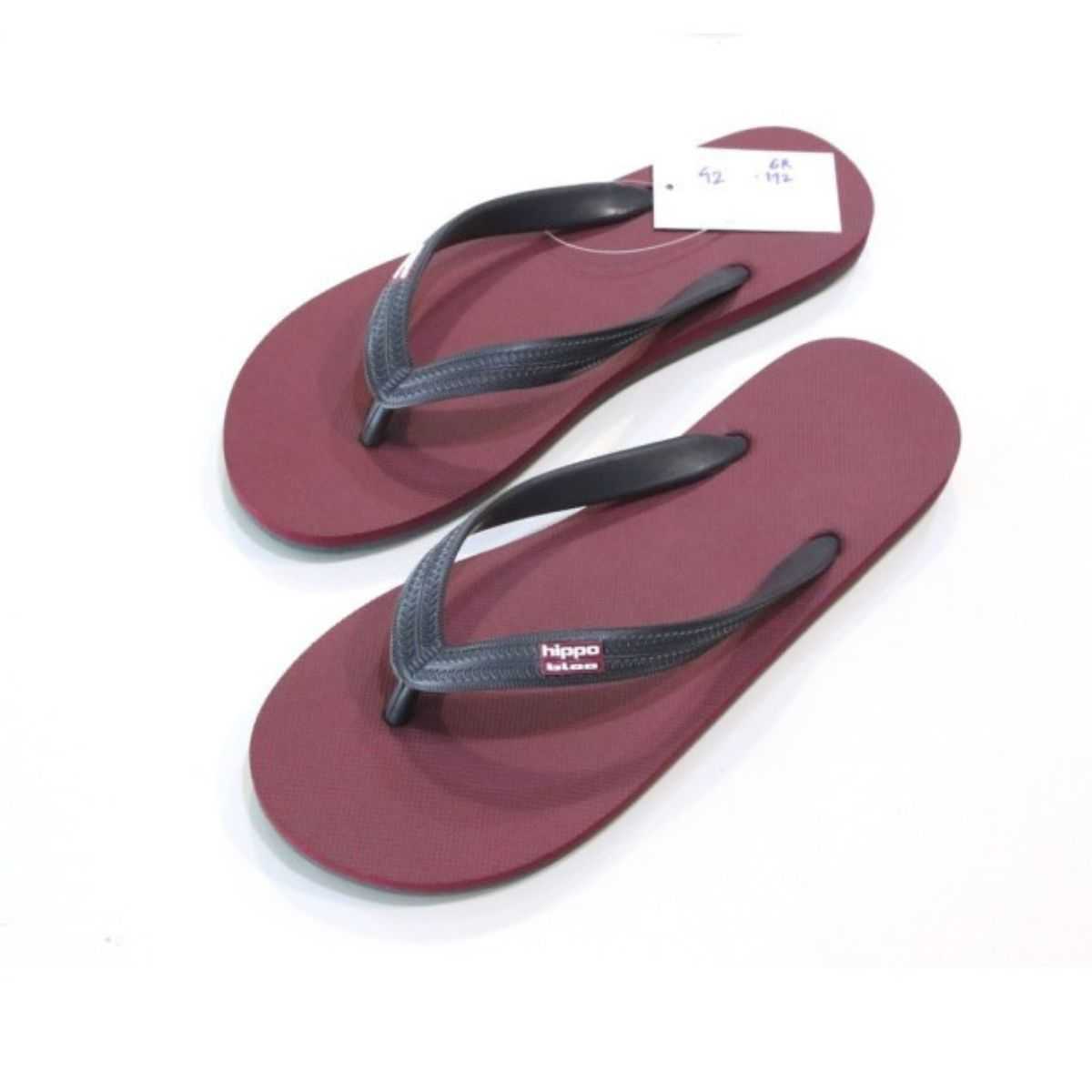 Tongs végétales et écologiques burgundy