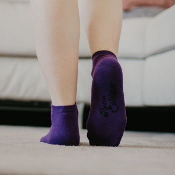 Socquettes violettes