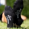 Socquettes noires coton bio 