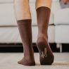 Chaussettes bio marron