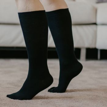 Chaussettes hautes noires 