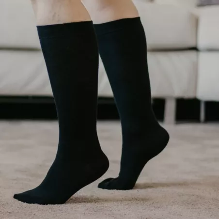 Chaussettes hautes noires 
