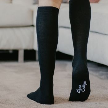 Chaussettes hautes noires 