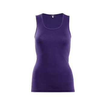 Maillot de corps BÉRYLE en laine bio violet