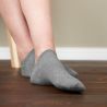 Lot de 2 chaussettes basses, gris