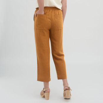 Pantalon en lyocell, marron, ODINE