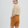 Short en coton bio, marron, ORSINA