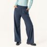 Pantalon pour femme "SISILE" 100% coton bio, bleu marine, GOTS et VEGAN