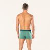 Lot de deux boxers "RODGER" coton bio, vert unie, GOTS et VEGAN