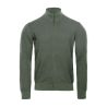 Cardigan "SPENCER" 100 % coton bio, vert, GOTS et VEGAN