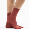 Chaussettes rouge brique 3