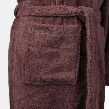 Kimono amarante - peignoir en coton bio 2