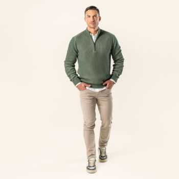 Pull à col camionneur "SAMY" en 100% de coton bio, GOTS et VEGAN 5