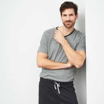 Pyjama court pour homme, coton bio 3
