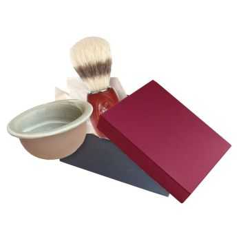 Coffret barbier bol savon