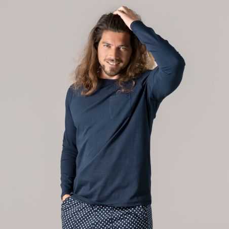 Haut de pyjama "FELIX" en 100% de coton bio, GOTS 1