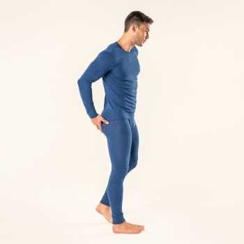 Caleçon long "LINUS" 55% de laine bio, GOTS 2