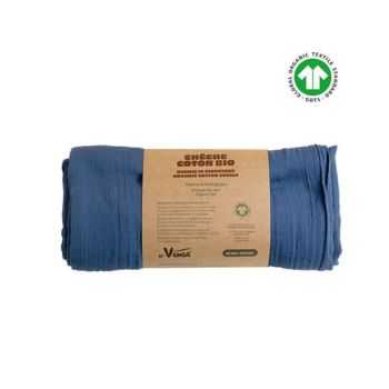 Chèche en coton bio effet froissé - couleur naturelle 4